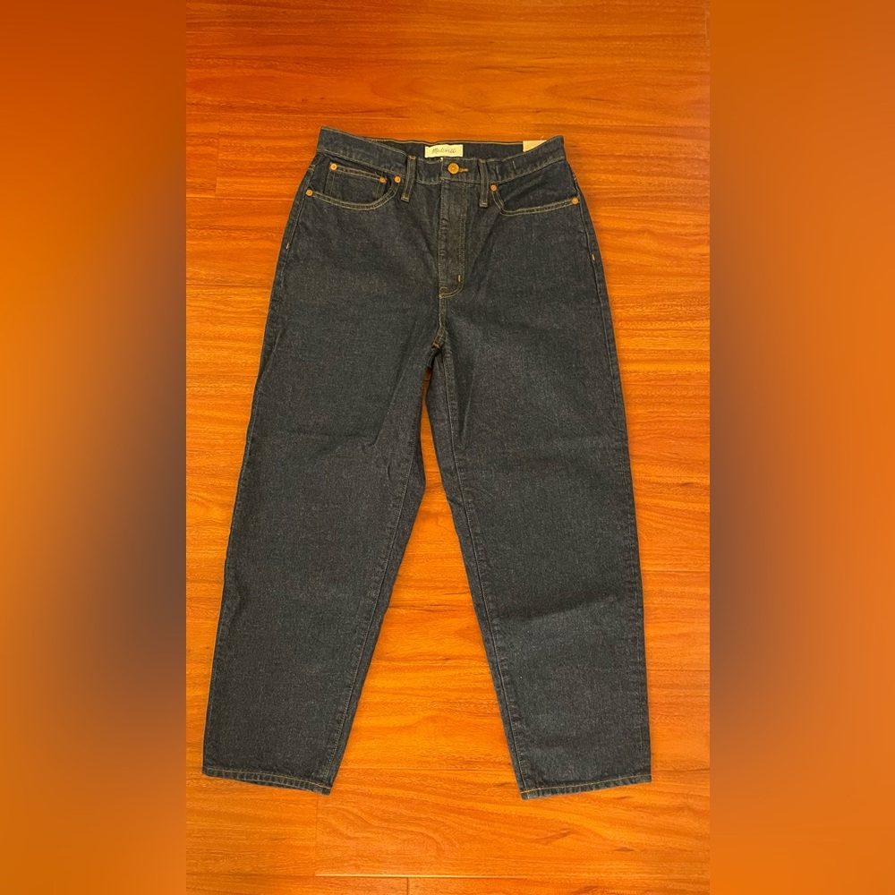 Madewell Women’s Dark Indigo Balloon Jeans Size 28
